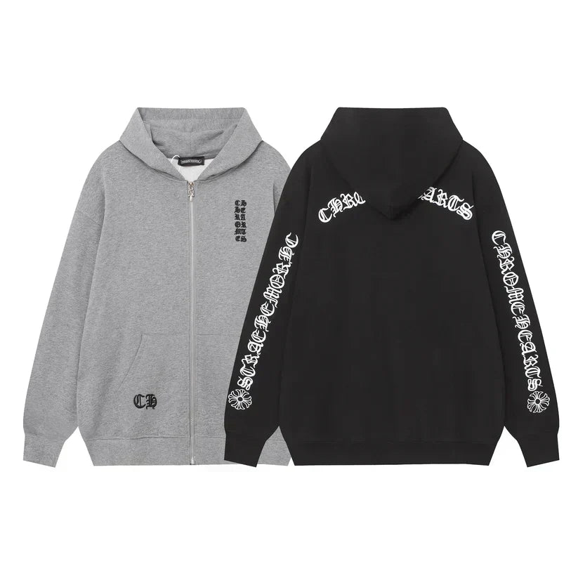 Chrome Hearts New Zip Up Hoodie 9811 Chrome Hearts