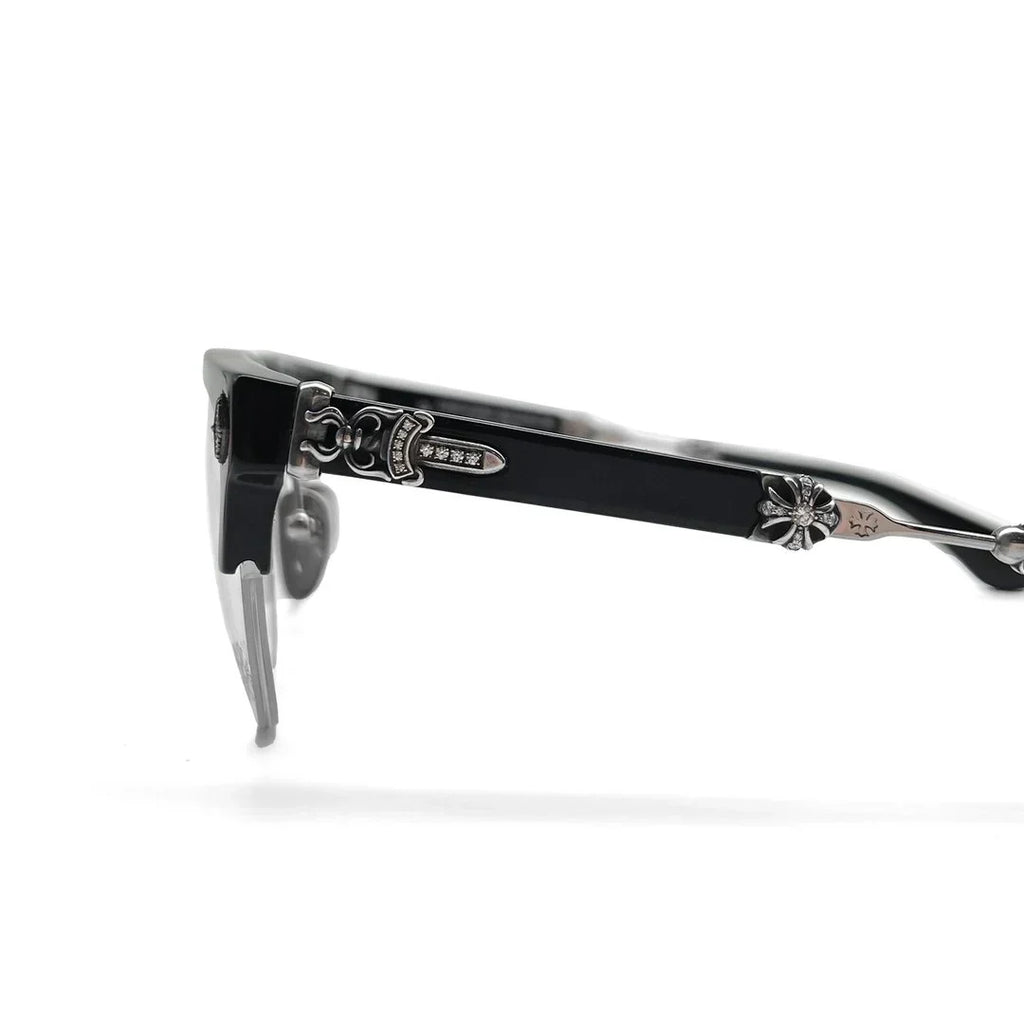 Chrome Hearts Evagilist Diamond BK/SS Glasses CH-Chrome Hearts